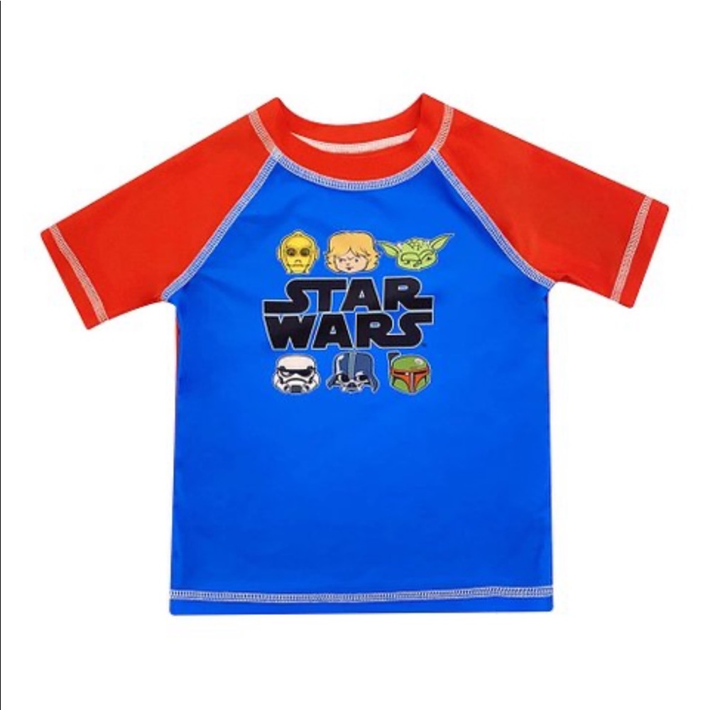 Star Wars Rash-guard Bathing Suit Top